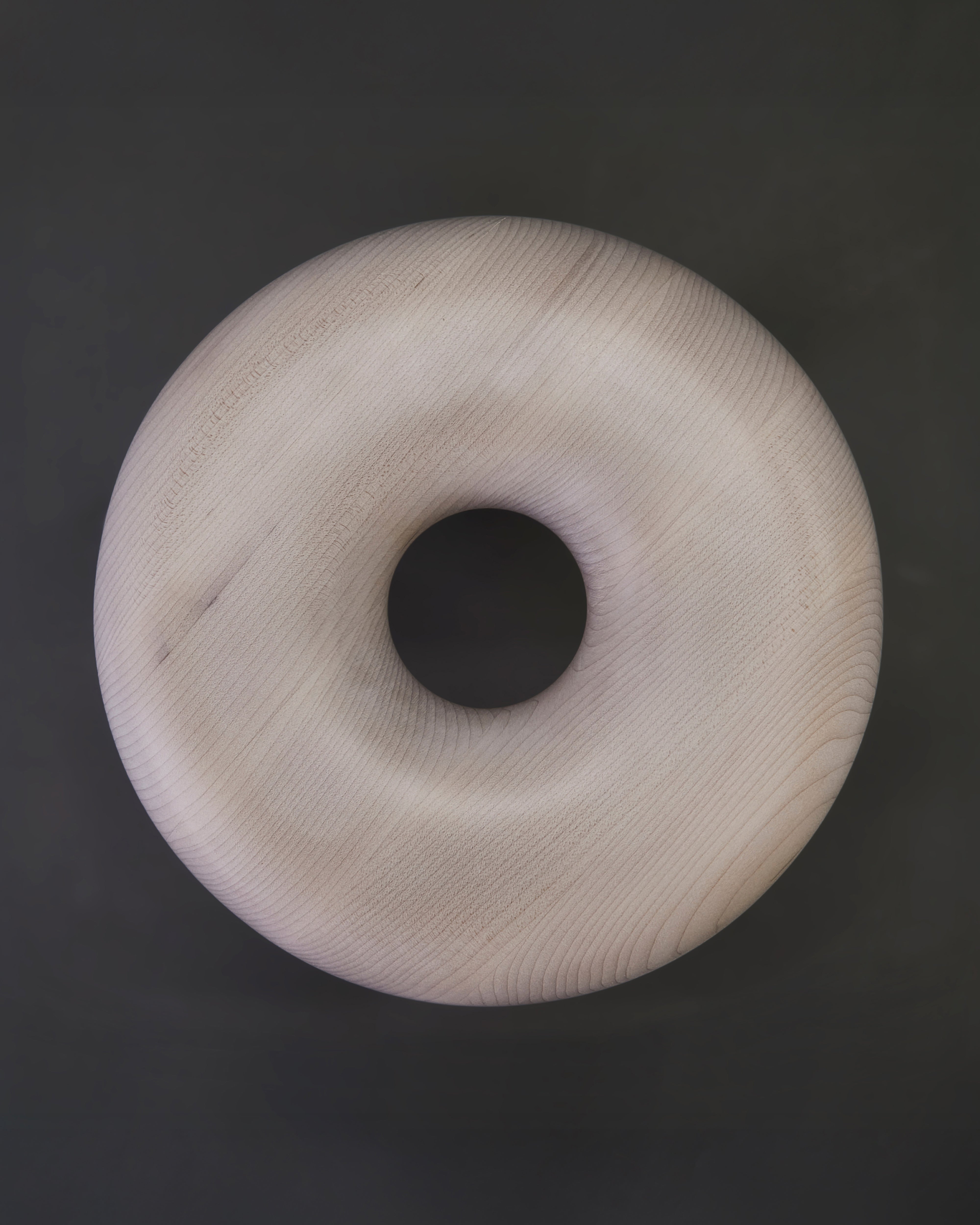 10" Doughnut Milking Stool - Maple