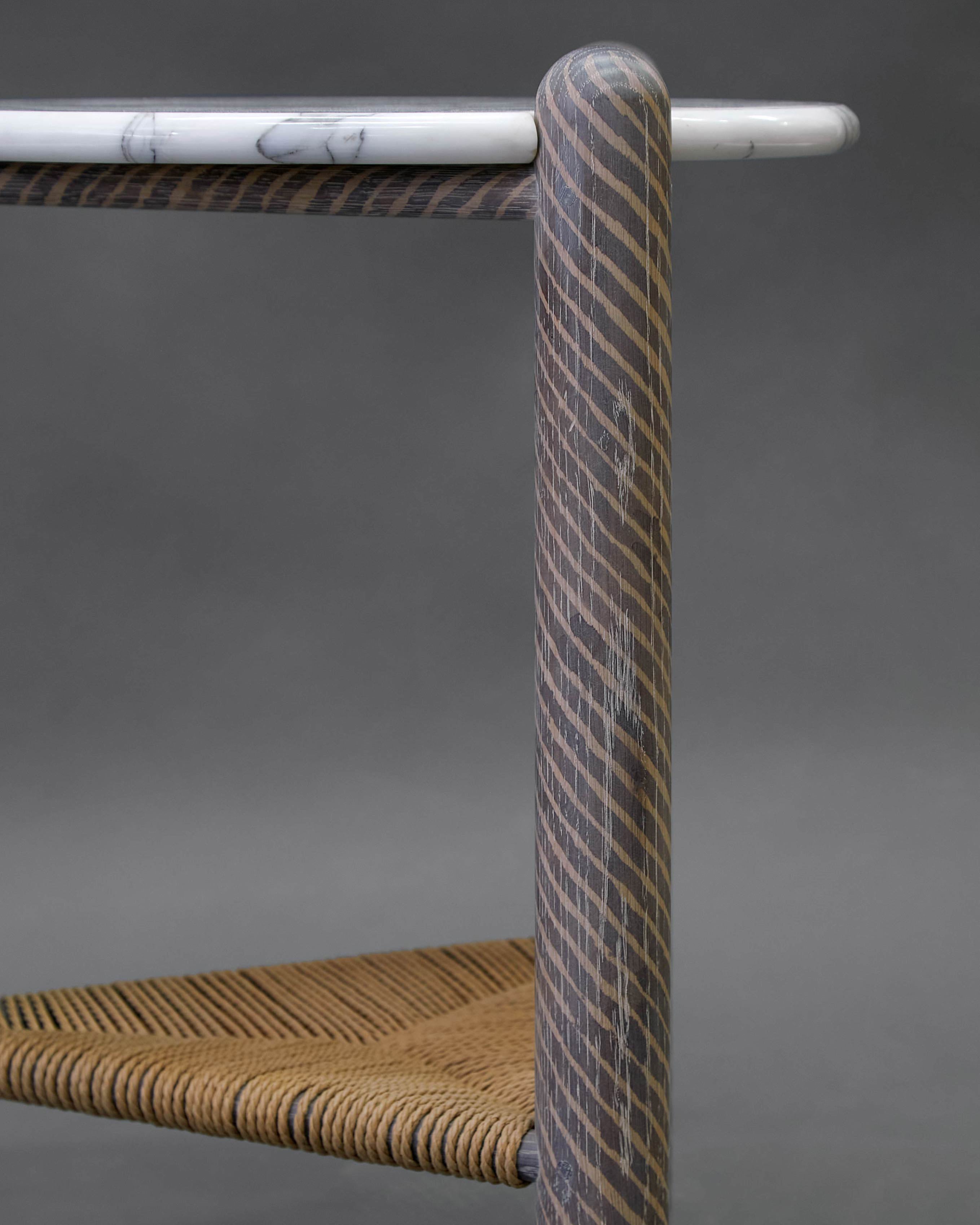 15" OXALINO™ Captain's Side-Table - Solid Oak