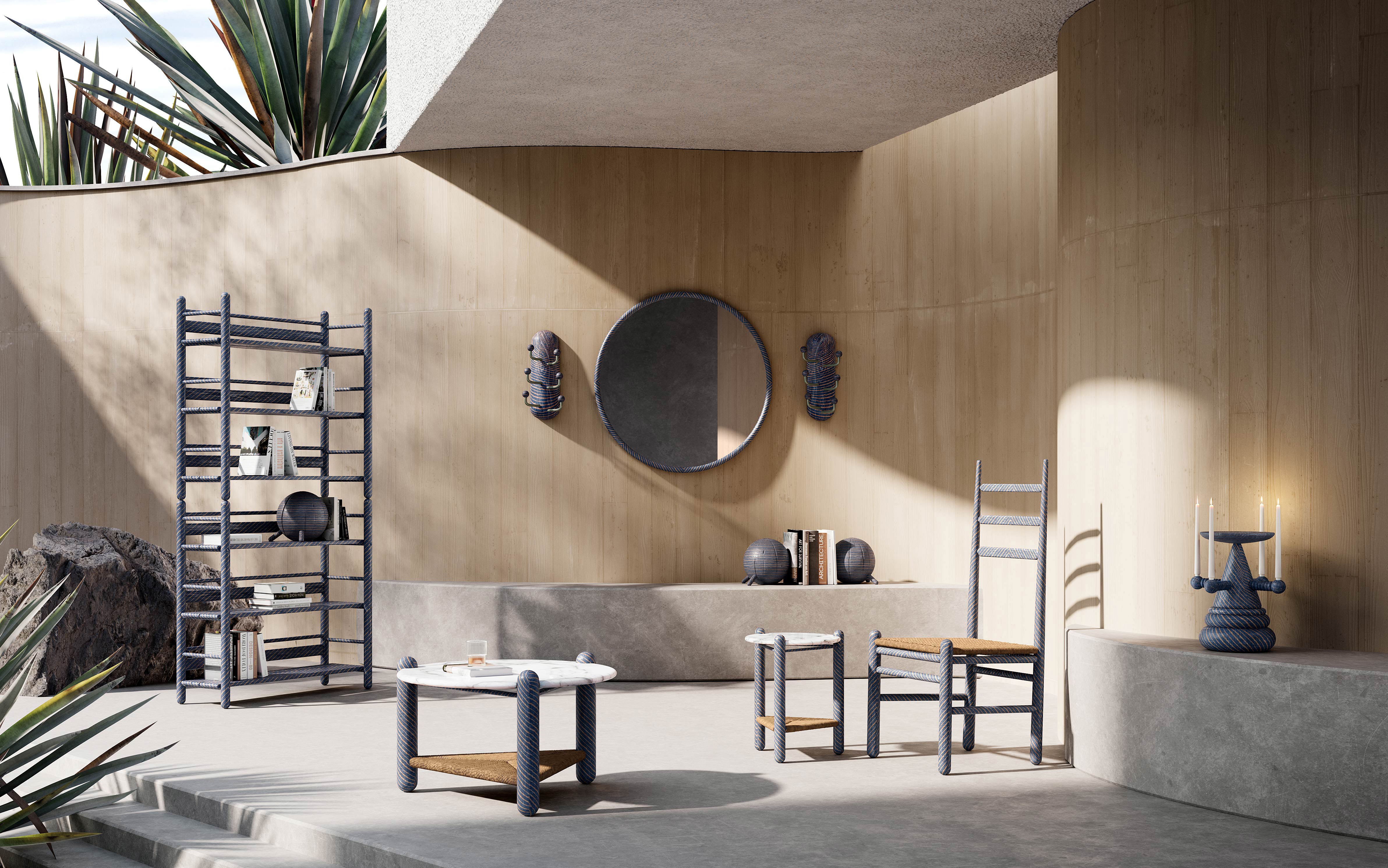 15" OXALINO™ Captain's Side-Table - Solid Oak