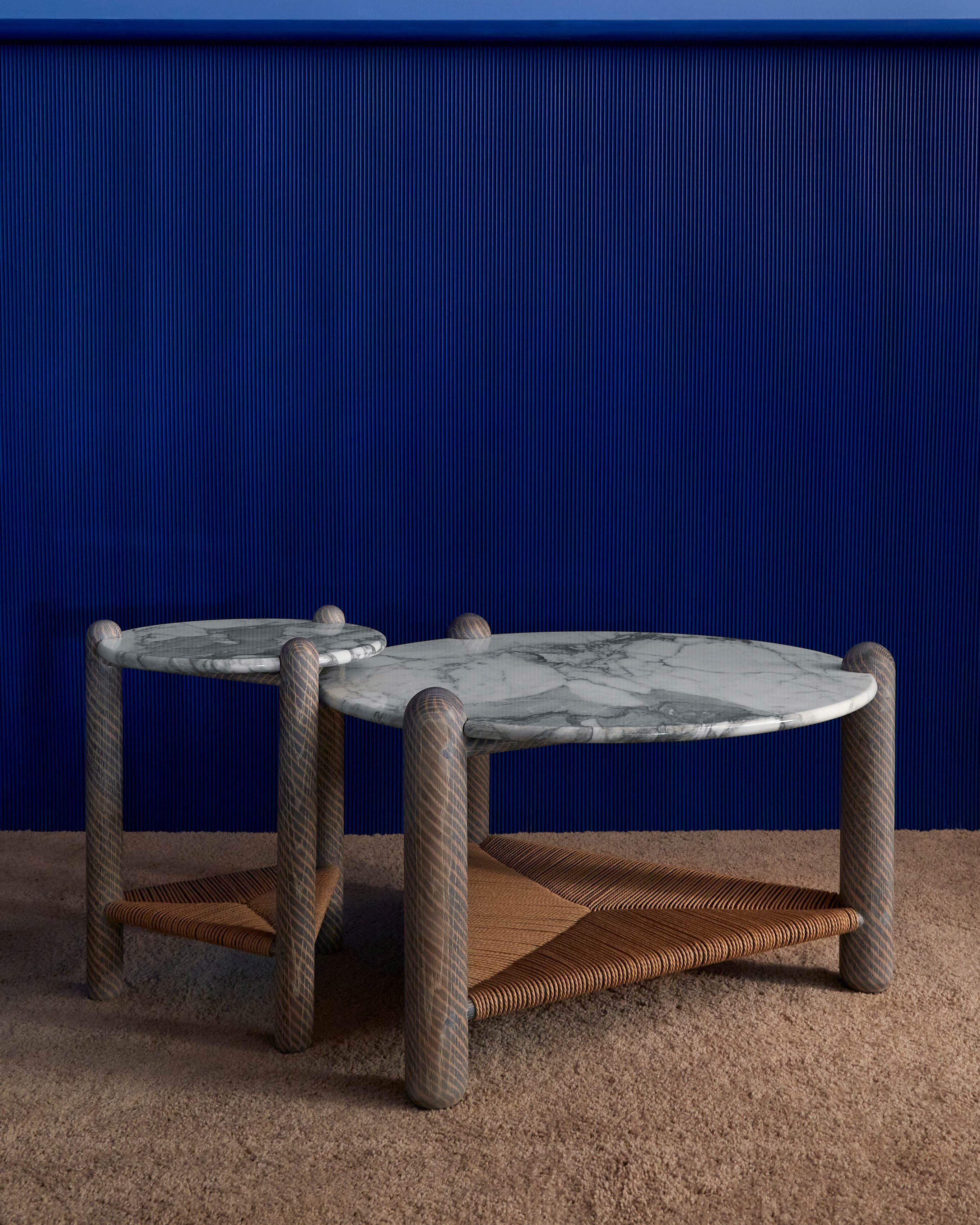 15" OXALINO™ Captain's Side-Table - Solid Oak