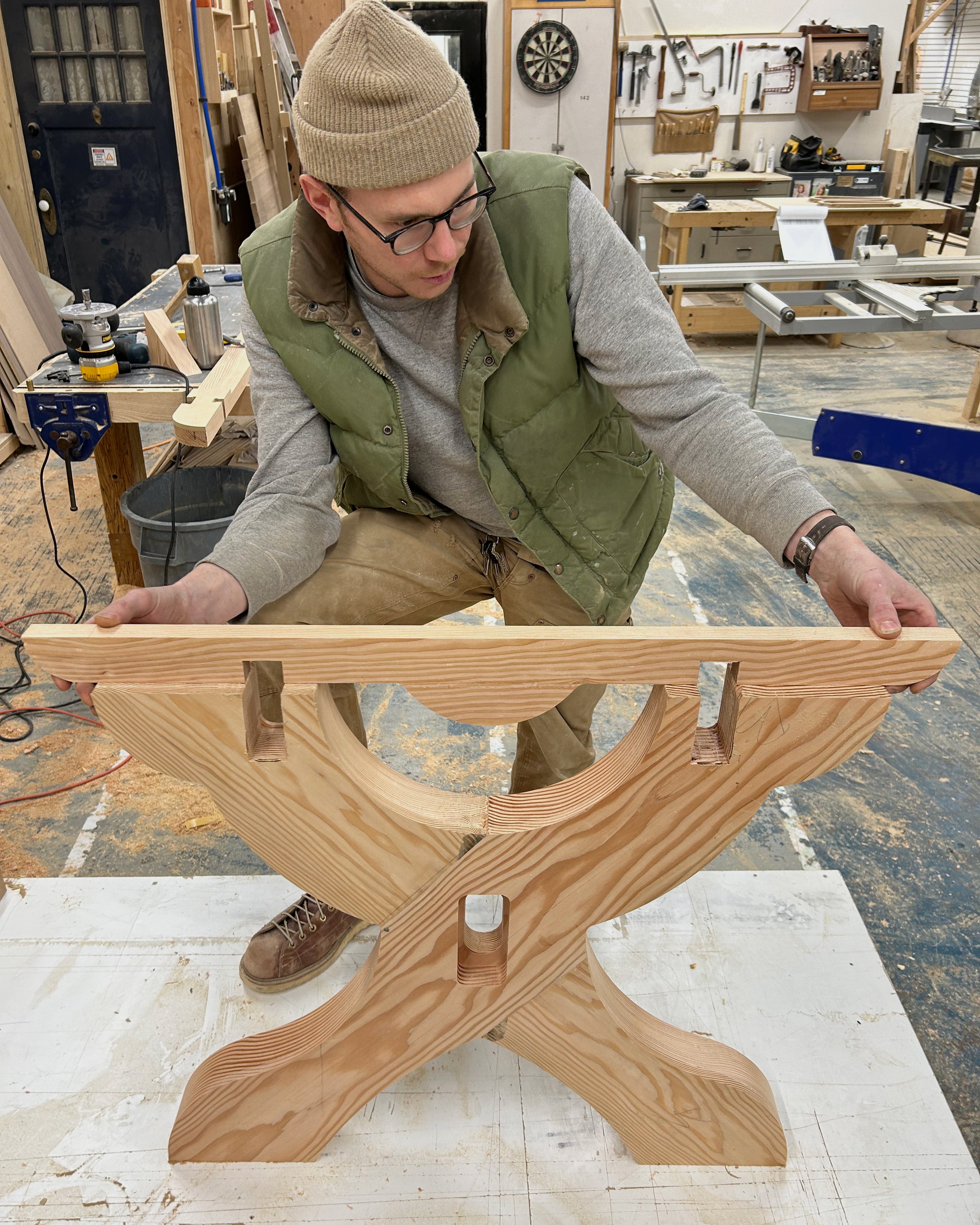 13-Foot Atlas Table - Solid Douglas Fir