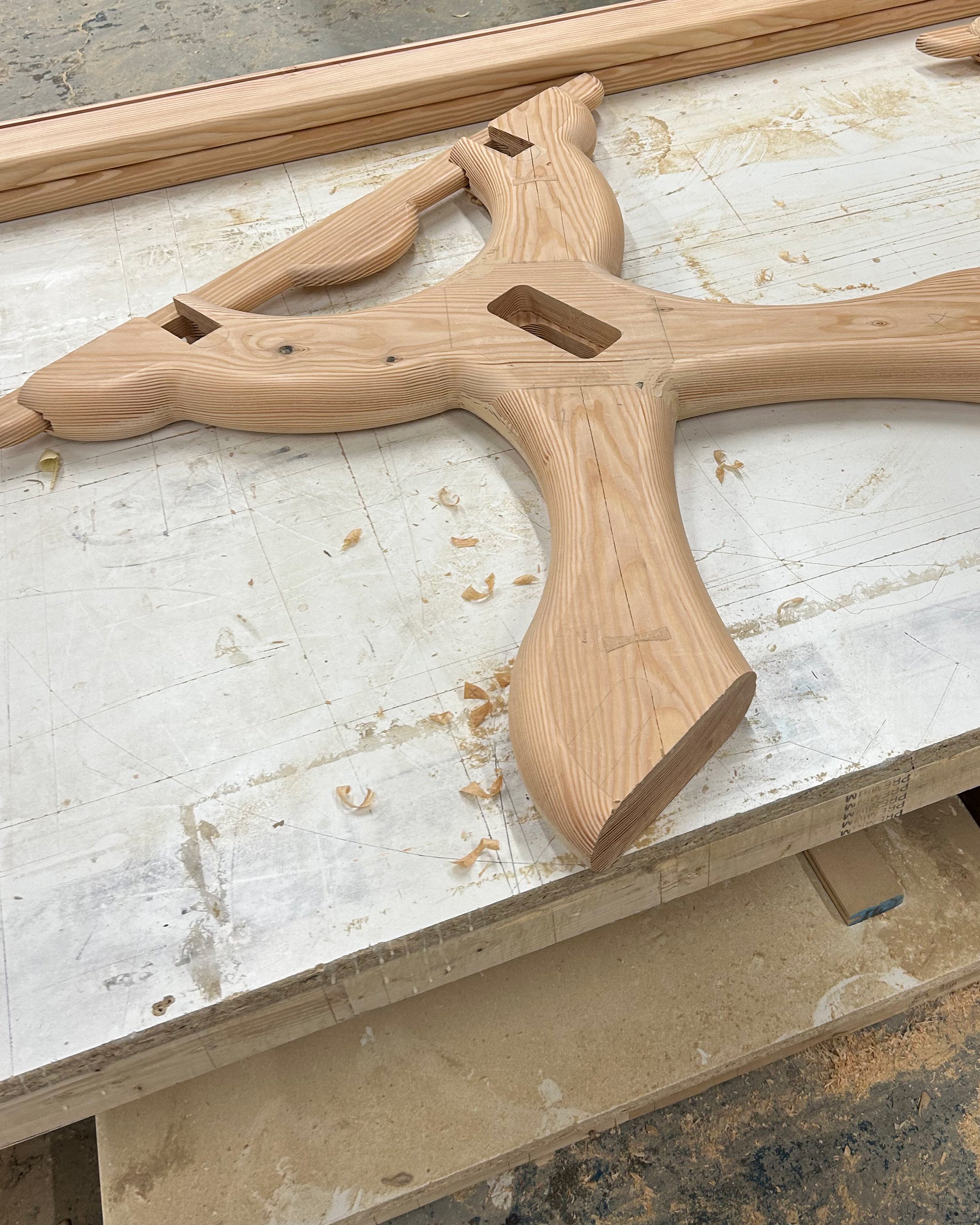 13-Foot Atlas Table - Solid Douglas Fir